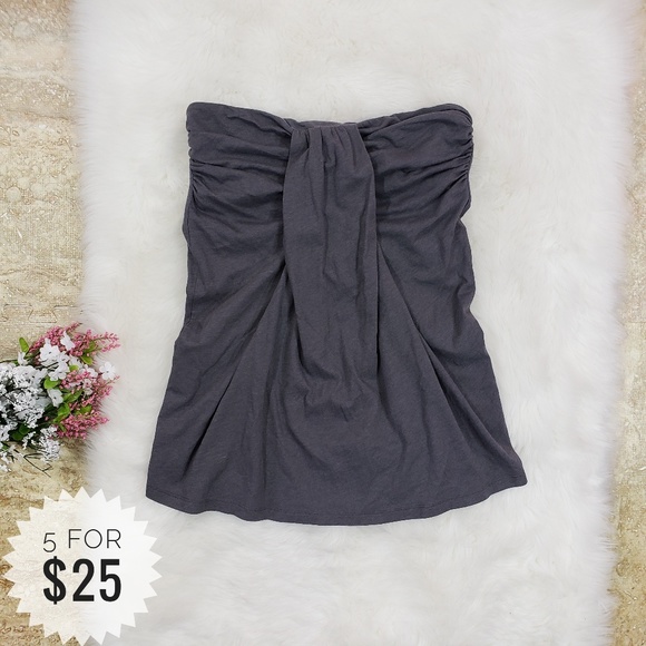 Old Navy Tops - Old Navy Strapless Top Gray Size Medium B06